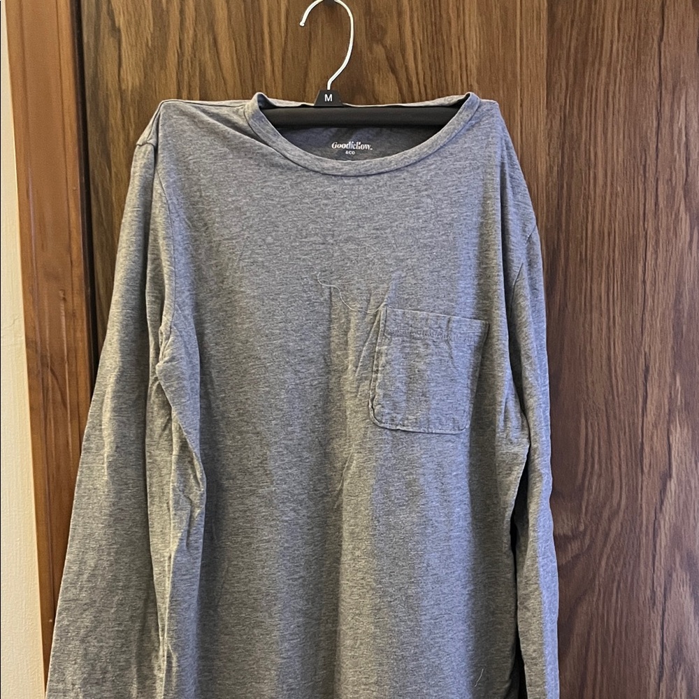 Goodfellow & Co Men's Heather Gray Long Sleeve Tee